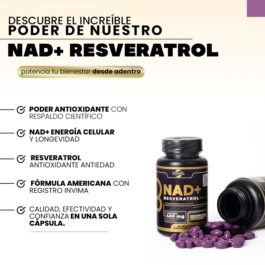 Nad+™ Resveratrol - 60 Cápsulas