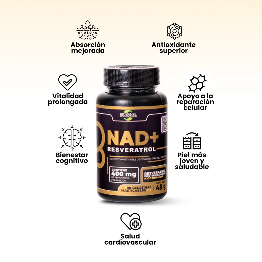 Nad+™ Resveratrol - 60 Cápsulas