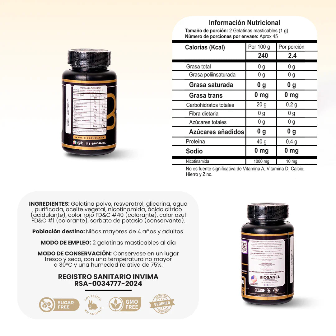Nad+™ Resveratrol - 60 Cápsulas