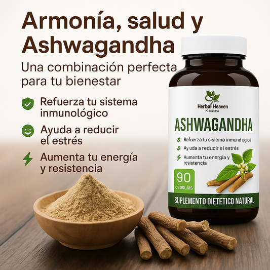 Ashwagandha™ + Magnesio 1000mg - 60 Cápsulas