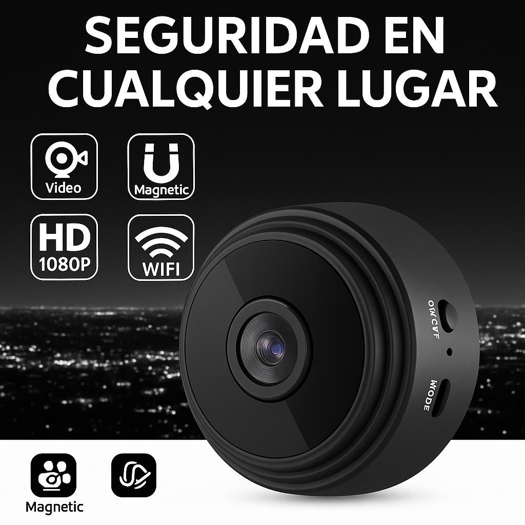 Mini Cámara Seguridad™ - Aumenta tu Tranquilidad