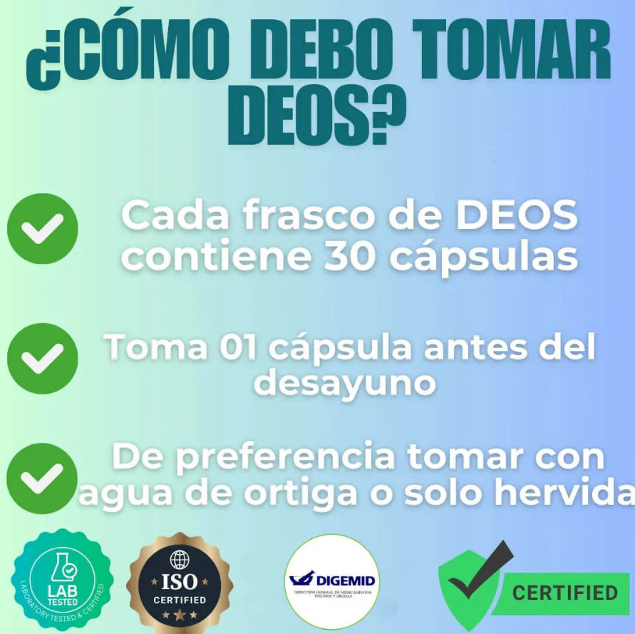 DEOS™ - 30 Cápsulas