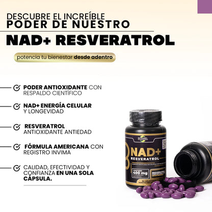 Nad+™ Resveratrol - 60 Cápsulas